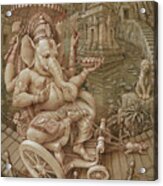Ganesha Acrylic Print