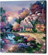 Garden Wishing Well Jigsaw Puzzle by James Lee - Pixels