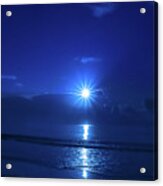 Gas Stove Burner Sunrise Acrylic Print