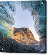 Gate To The Ice Cave Acrylic Print