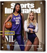 Generation Nil - Lsu Forward Angel Reese And Gymnast Olivia Dunne, October 2023 Sports Illustrated C Acrylic Print