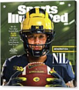 Generation Nil - Michigan Running Back Blake Corum, October 2023 Sports Illustrated Cover Acrylic Print