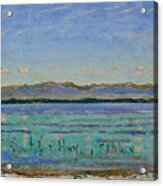 Genfersee Mit Jura Acrylic Print