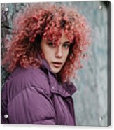 Girl With Red Hair Acrylic Print