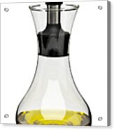 Glass Decanter Containing Olive Oil Acrylic Print