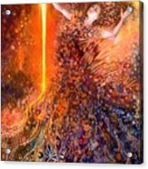 Goddess Of Fire Acrylic Print