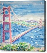 Golden Gate Vista Acrylic Print