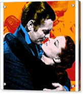 ''gone With The Wind'', 1939-b, Movie Poster, With Synopsis Acrylic Print