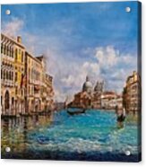 Grand Canal, Venice Acrylic Print