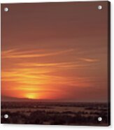 Great Central Valley Sunset Acrylic Print