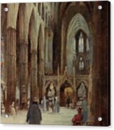 Greater Abbeys Of England 1908 - Westminster Abbey Acrylic Print