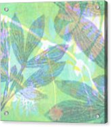 Green And Purple Plant Acrylic Print
