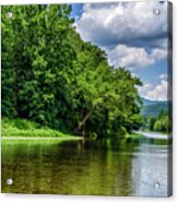 Greenbrier River On A Summer Day Acrylic Print