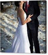 Greg's Winter Wedding Acrylic Print