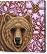 Grizzly Bear Tapestry Acrylic Print