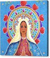 Guadalupe Mandala Acrylic Print