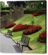 Guildford Castle Gardens Acrylic Print