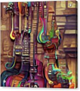Guitar Shop Acrylic Print