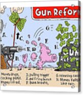 Gun Reform Acrylic Print