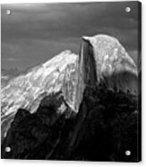 Half Dome Yosemite Award Winner Bw Acrylic Print