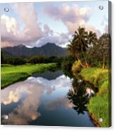 Hanalei River Sunrise Acrylic Print