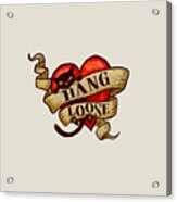 Hang Loose - Cat Heart Tattoo Acrylic Print