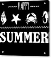 Happy Summer Acrylic Print