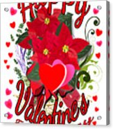 Happy Valentine's Day February 14th Acrylic Print