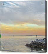 Harkers Island Sunset Over Core Sound Acrylic Print