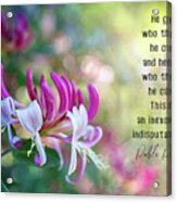 He Can Who Thinks He Can Acrylic Print