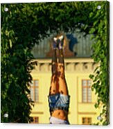 Headstand Acrylic Print