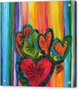 Heart Of Pride Grace Streaming Acrylic Print