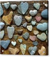 Heart Rocks Acrylic Print