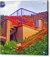 Hillside Walkway Acrylic Print