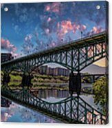 Historic Gay Street Bridge At Knoxville Acrylic Print