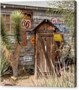 Historic Route 66 - Outhouse 2 Acrylic Print
