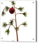 Hopeful Christmas Tree Acrylic Print
