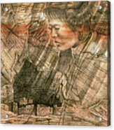 Hopi Maiden Of Canyon De Chelly Acrylic Print