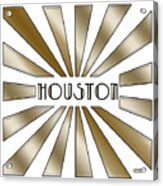 Houston Rays - Transparent Acrylic Print