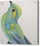 Hummingbird Book Box 2 Acrylic Print