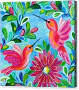 Hummingbird Duo Acrylic Print