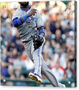 Ian Kinsler And Jose Reyes Acrylic Print