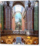 Illinois State Capitol - Magnificent Grand Staircase Acrylic Print