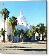 Immaculate Conception Catholic Church In Ajo, Az Acrylic Print