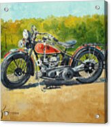 Indian Motorcycle Acrylic Print