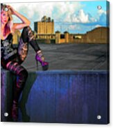 Industrial Pinup #1 Acrylic Print