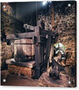 Inside The Old Forge Acrylic Print