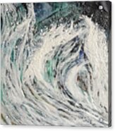 Into The Wave Acrylic Print