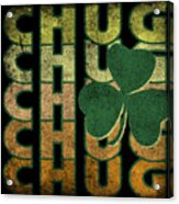 Irish Chug Retro Acrylic Print