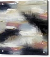 Is The Storm Clearing Painterly Abstract 7 Acrylic Print